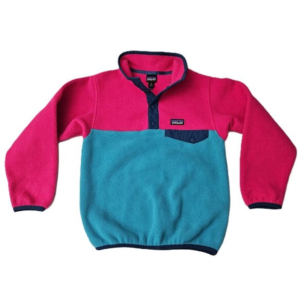 Patagonia Girl’s Synchilla Fleece Pullover - Size Small (7-8) - Picture 1 of 5